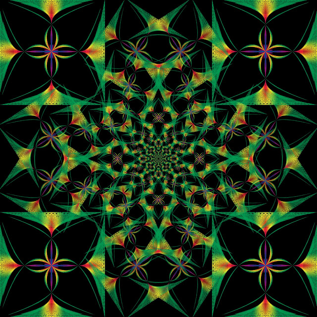 mandalas, fractales, patterns, efectos visuales, efectos opticos