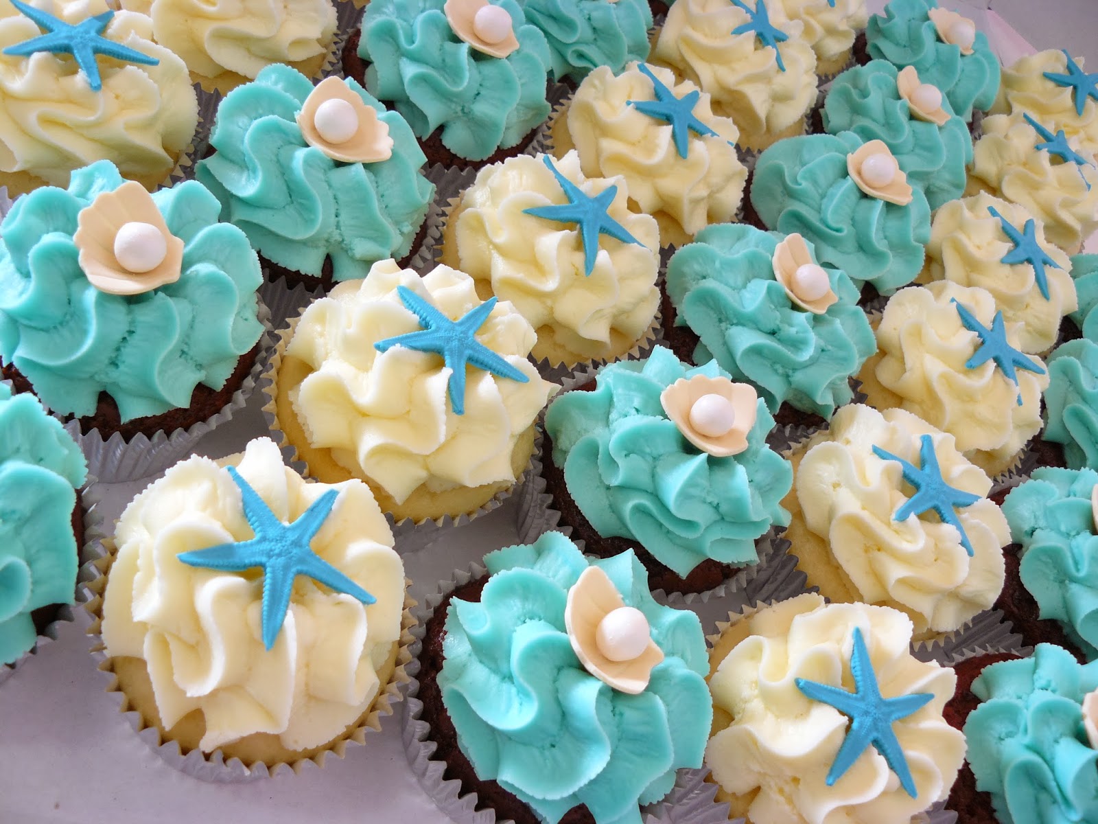 The Cup Cake Taste Brisbane Cupcakes By the Sea Wedding Cupcakes