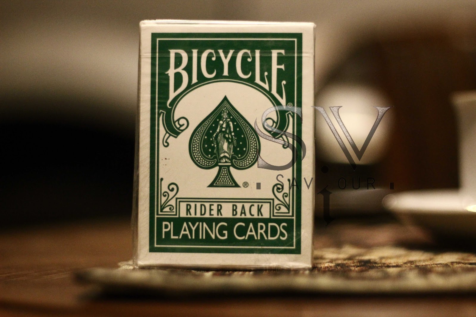 Bicycle Color Green Deck Saviour Playing Cards