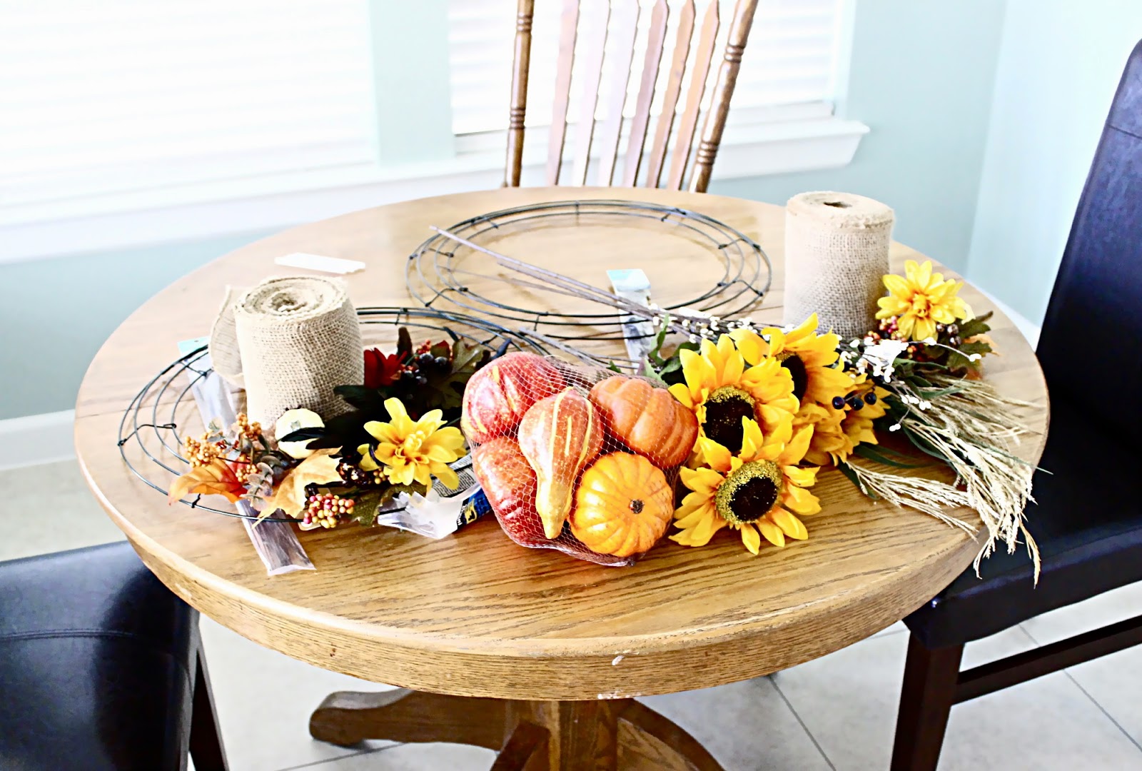 Make your own Fall Wreath Mr. and Mrs. Powell