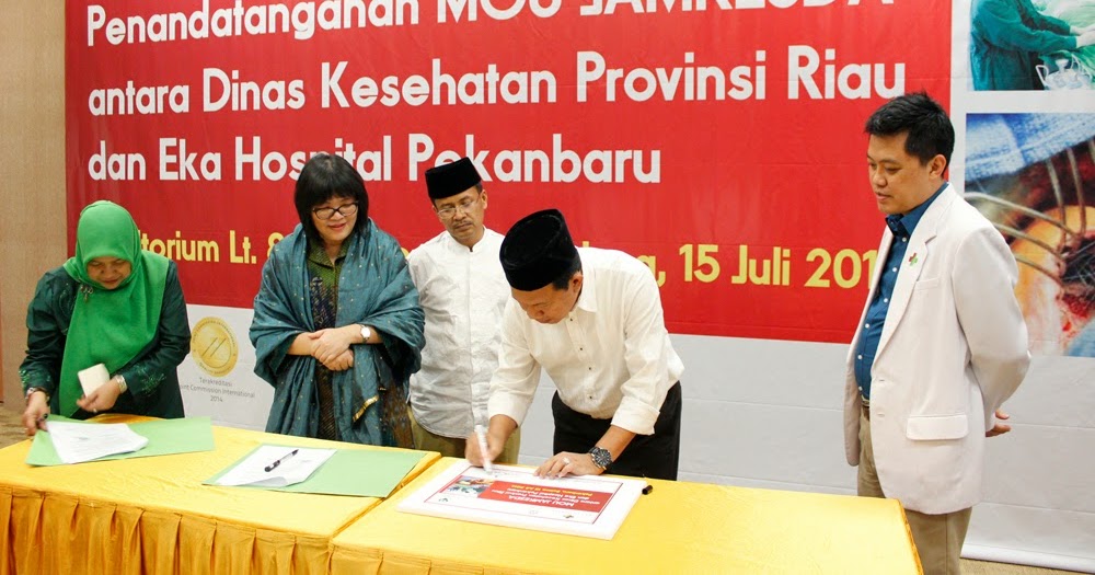 PEKANBARU NEWS: Eka Hospital Jalin Kerja Sama Jamkesda ...