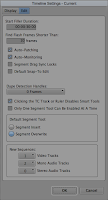Setting the Default Segment Tool in the Avid Timeline settings.