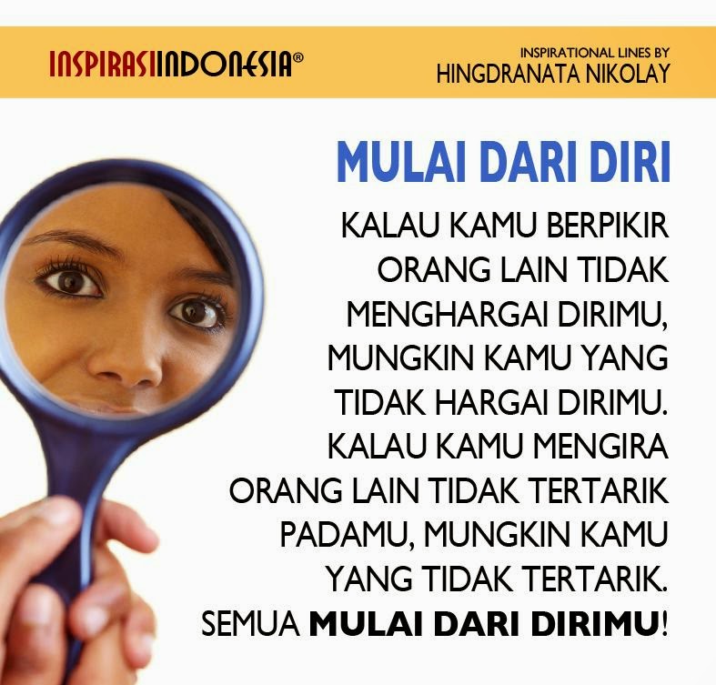 Motivation: MULAI DARI DIRI SENDIRI