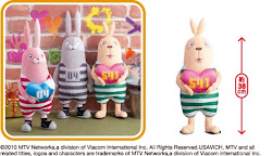 2011 January Japan Usavich Valentine Jail Rabbits Plush
