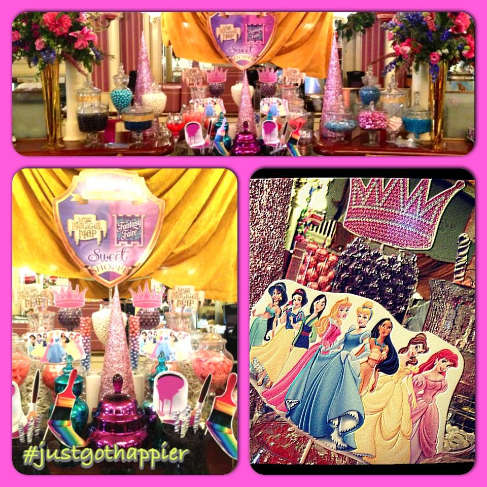 Fabulous Disney Princess Candy Buffet &amp; Sweet Table! Pink