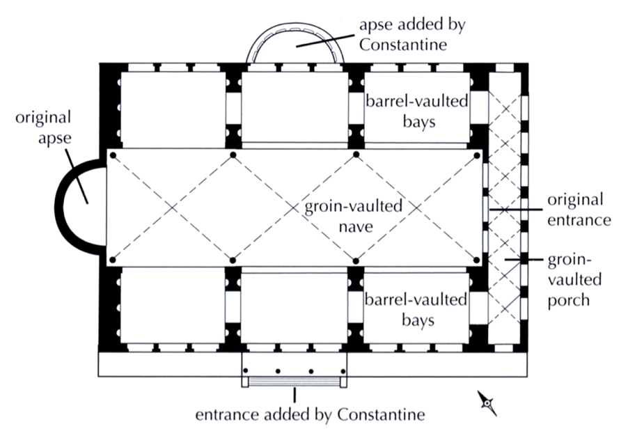 object space building place BASILICA OF CONSTANTINE