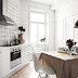 White and grey Stockholm apartment