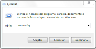 Abriendo la opción de Ejecutar en Windows.