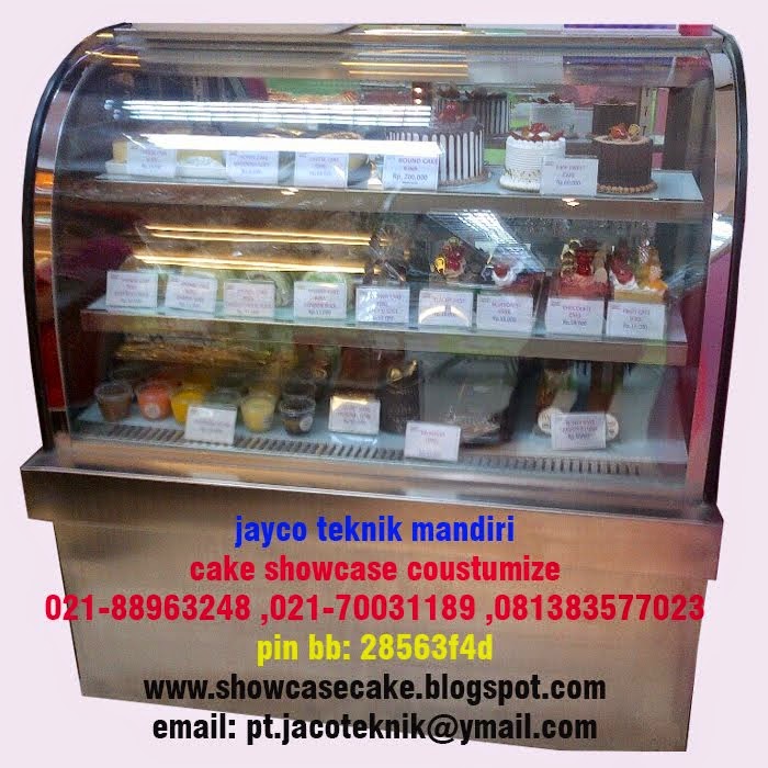 showcase cake 120 x70 x135 cm