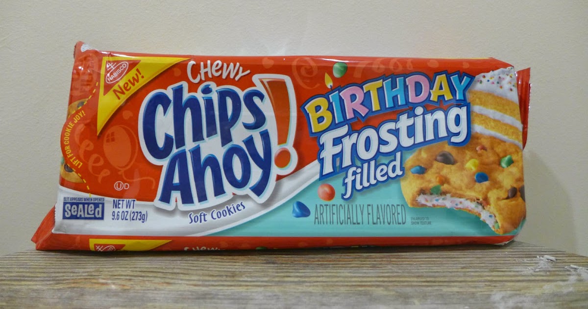 Creamy Steaks Chips Ahoy! Birthday Frosting Filled Cookies