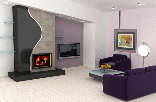 Trend Homes: Purple Room Decorating Ideas