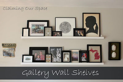 Bathroom Wall Shelves on Claiming Our Space  Gallery Wall Pt 3   Wall Shelves
