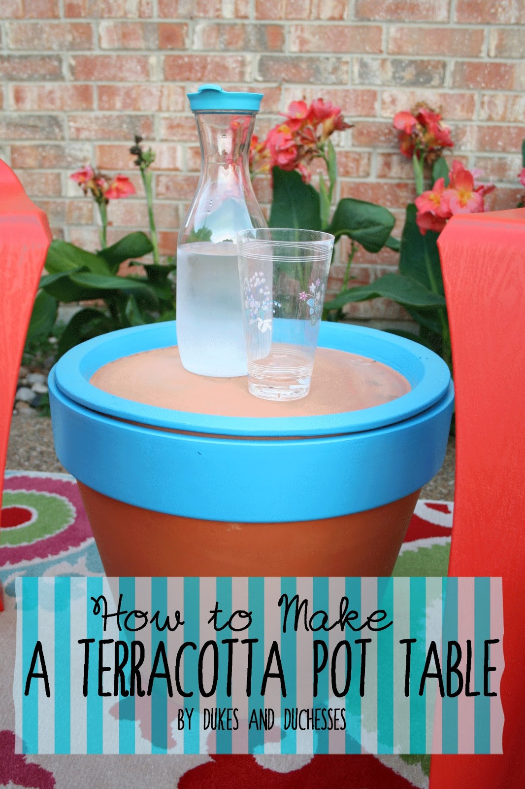 How to Make a Terracotta Pot Table Dukes and Duchesses