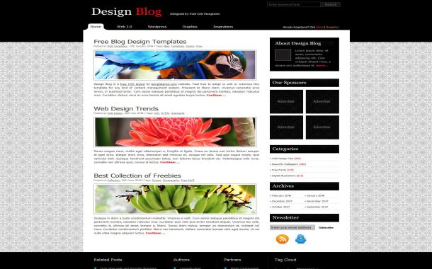 Free Jquery Business Black CSS Website Template Free Jquery Business Black CSS Website Template