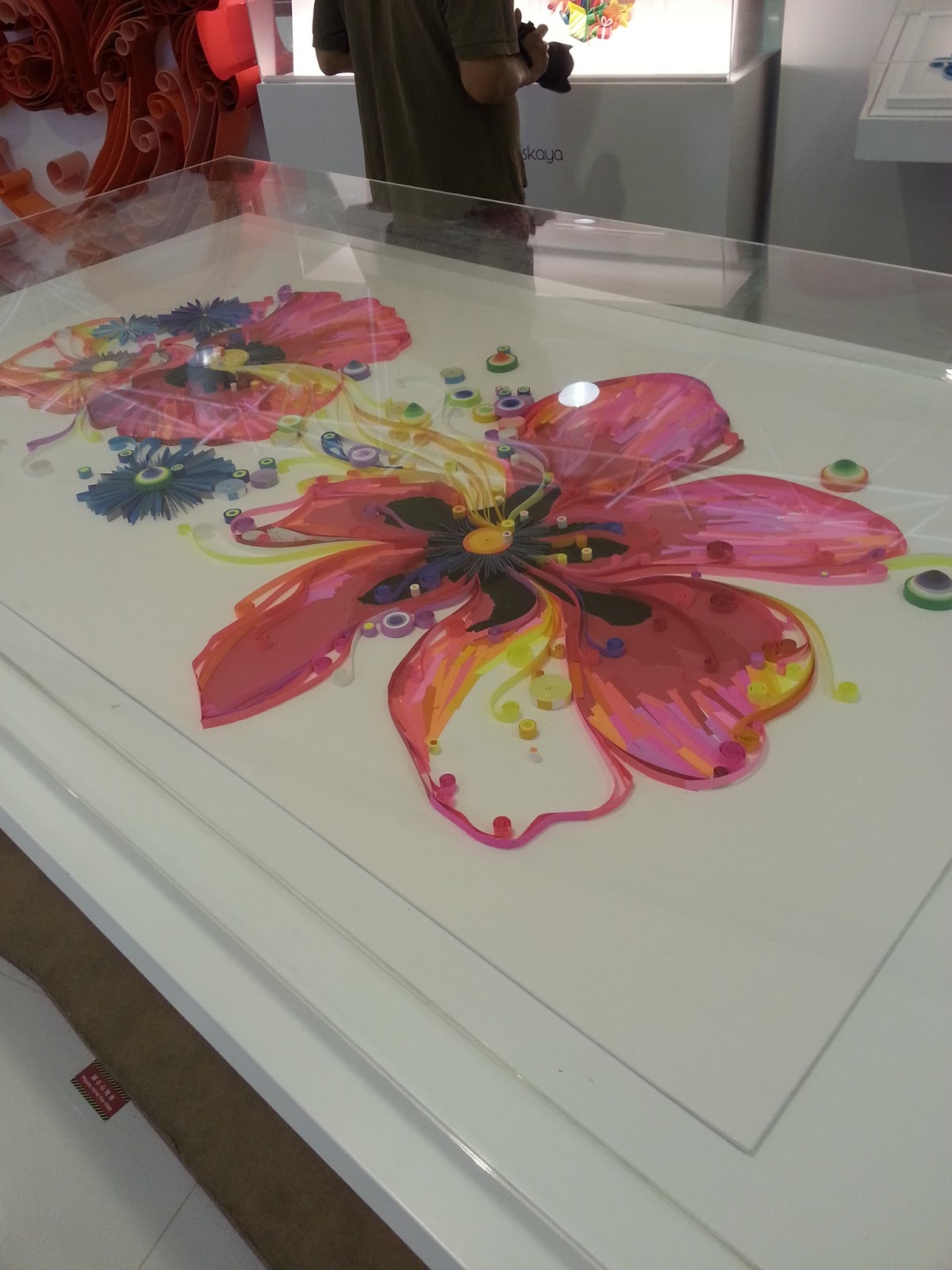 GE1110 Exploring Contemporary Art Paper Quilling Art Exhibition