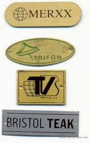 Chuyên Nhãn mác, Tem nhãn, Name Plate, Logo, Biển hiệu kim loại Inox, Đồng, Nhôm