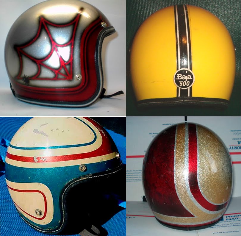 Small Sun Custom Vintage or Classic helmets on Ebay