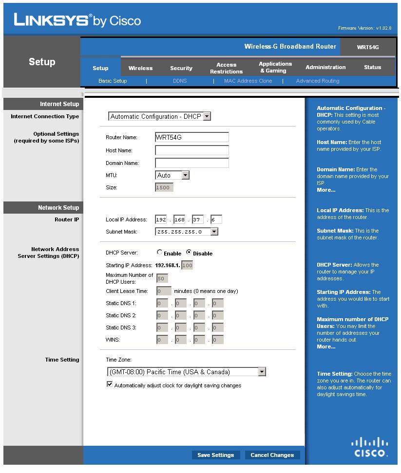 Configure Wrt54g Wifi Repeater managerdh
