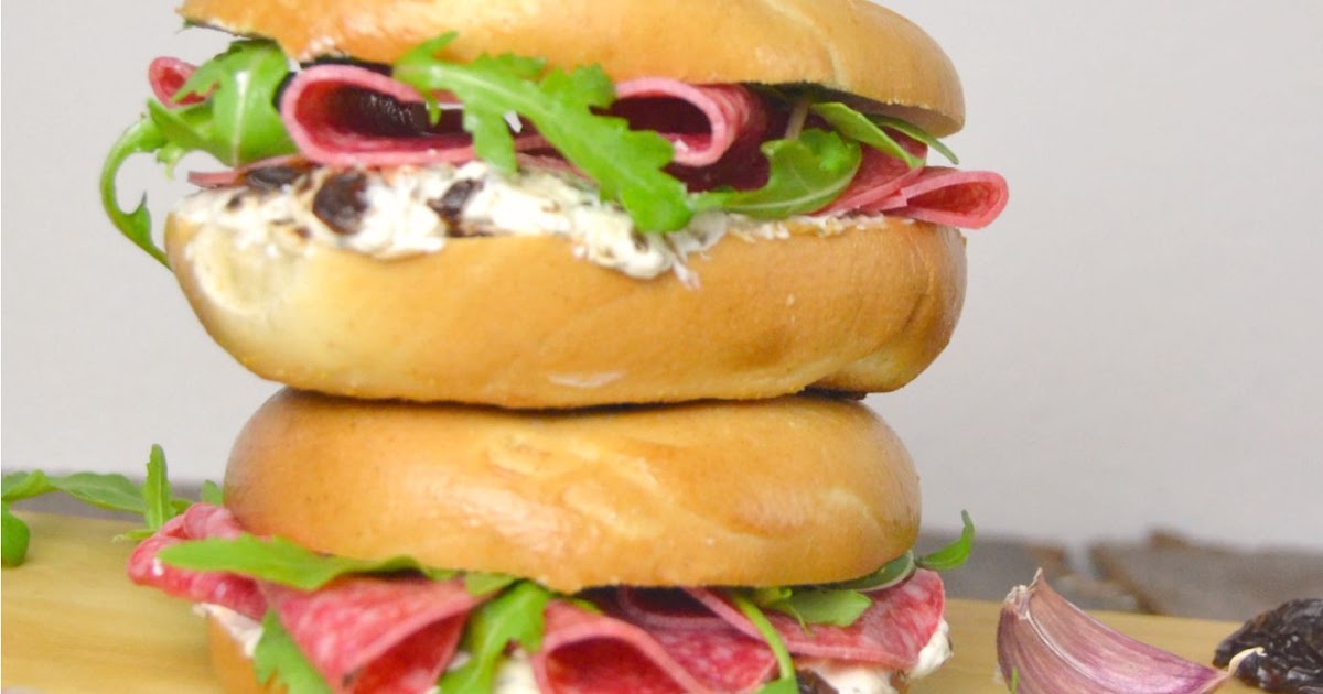 Bagels rellenos al estilo italiano Cuuking! Recetas de cocina