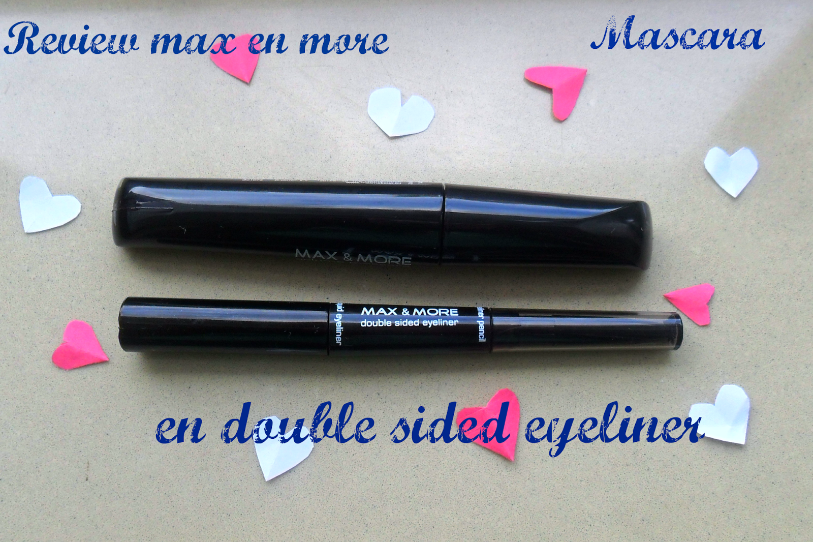Mylifeasfanta Review Max & More mascara en double sided eyeliner