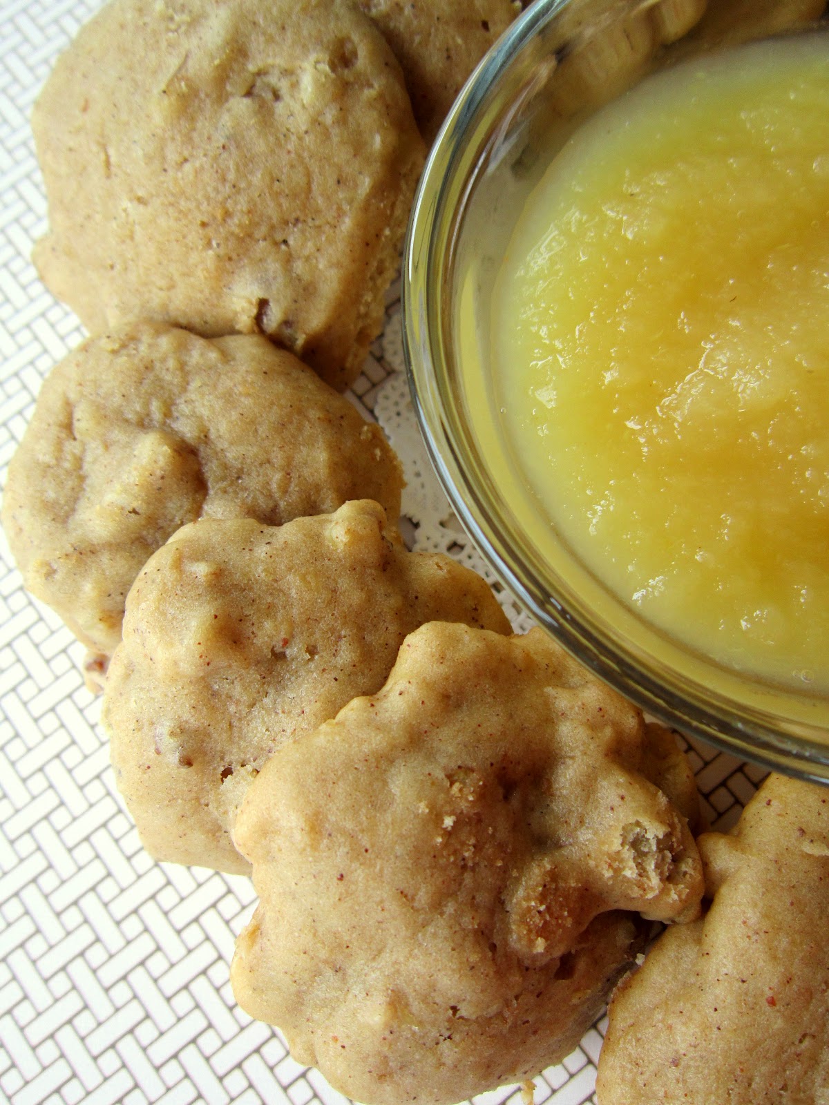 The Haphazard Baker Applesauce Walnut Cookies