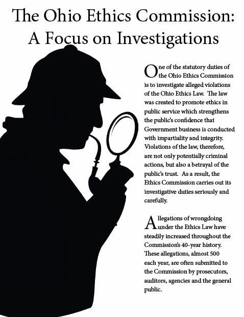 This is the subject of the July-August 2014 Ohio Ethics Commision's news letter.