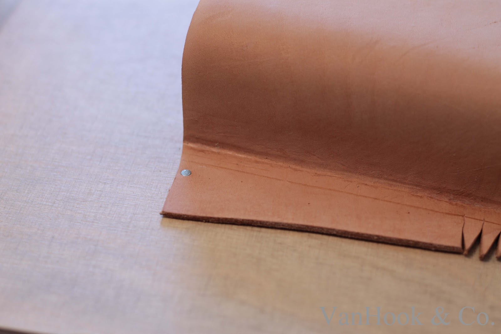 VanHook & Co. Molding a Leather Handbag