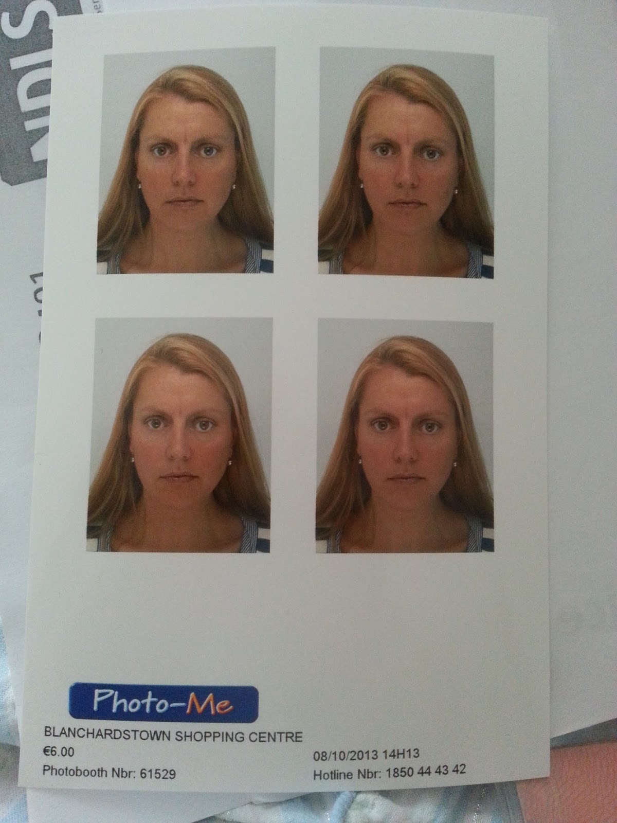 Dublinia Passport photos machine