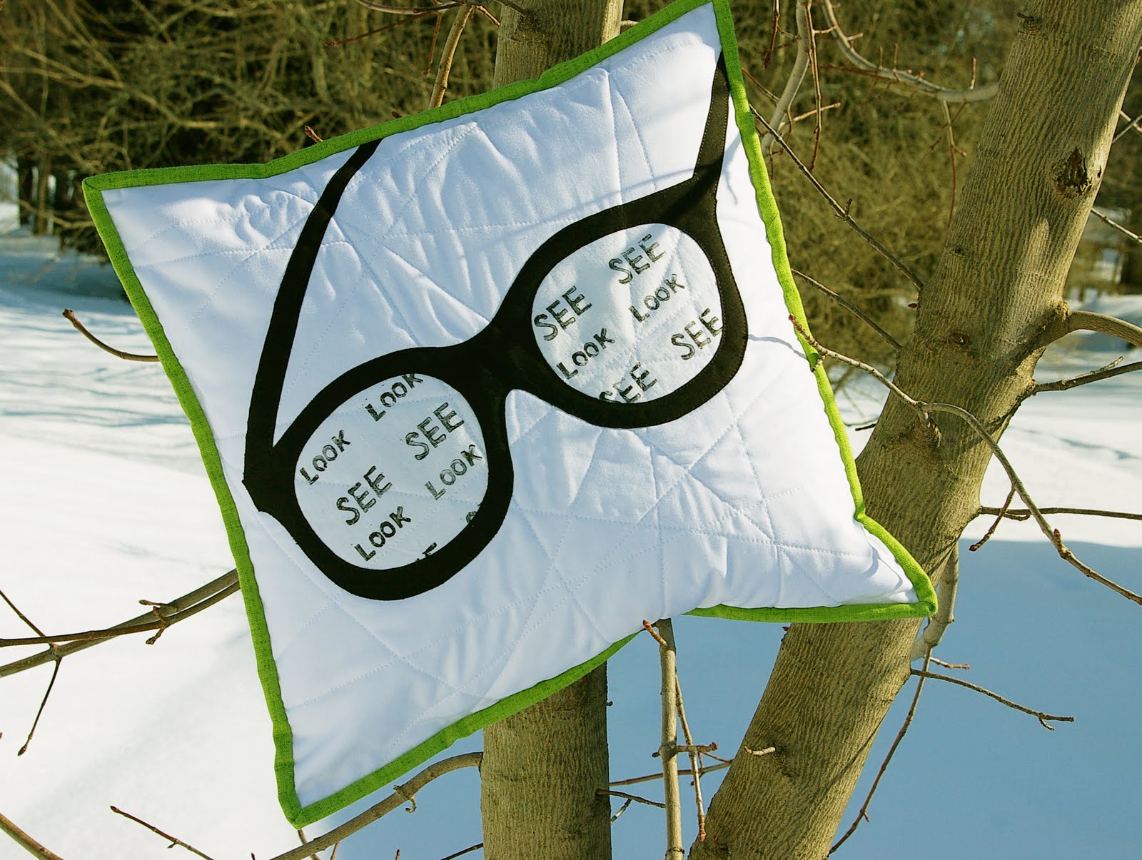 Look See Pillow Cover During Quiet Time