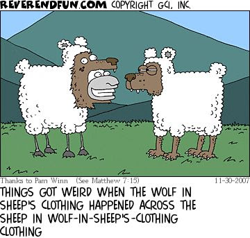 sheep in wolfs in sheeps clothing bitchez
