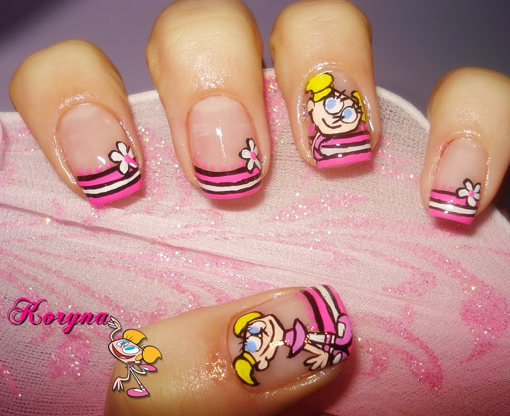 My Nails: Cartoon nails-deedee-