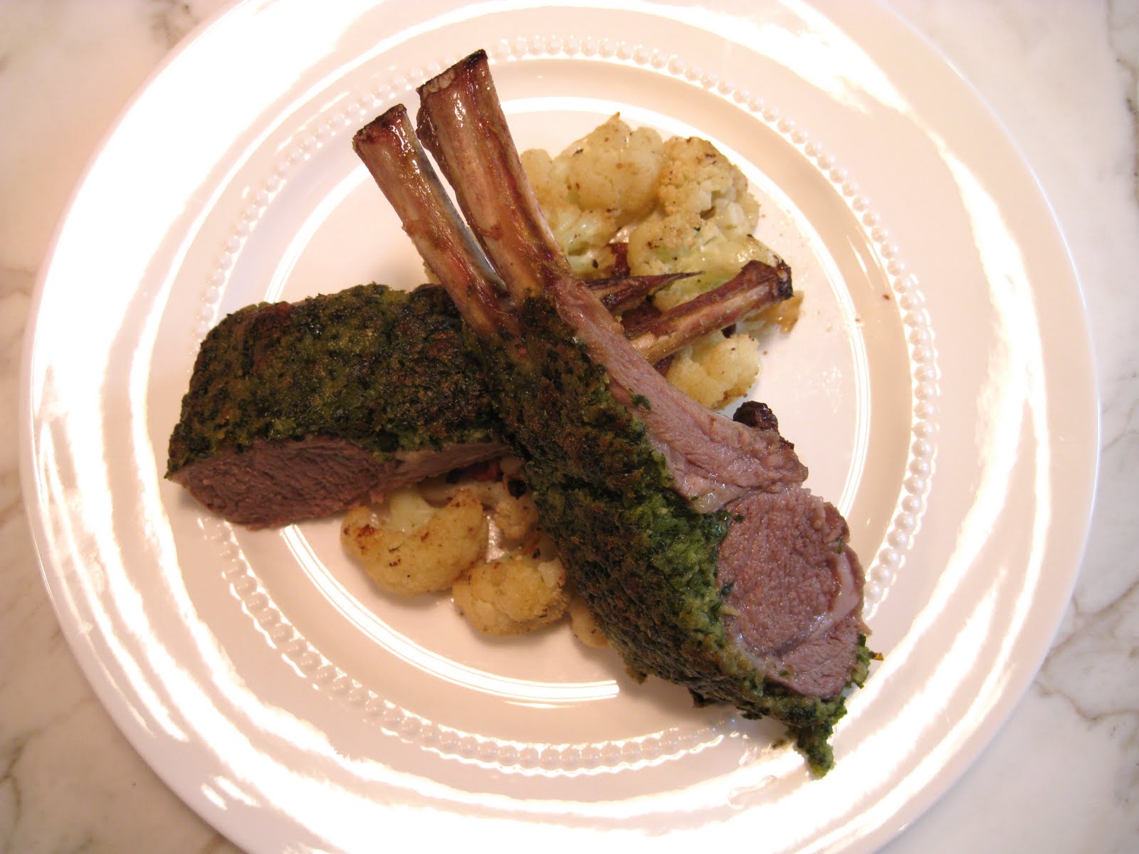 Rack of Lamb Persillade