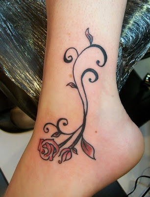Ankle Tattoo New Design 520x680 Foot Tattoo Designs For Women
