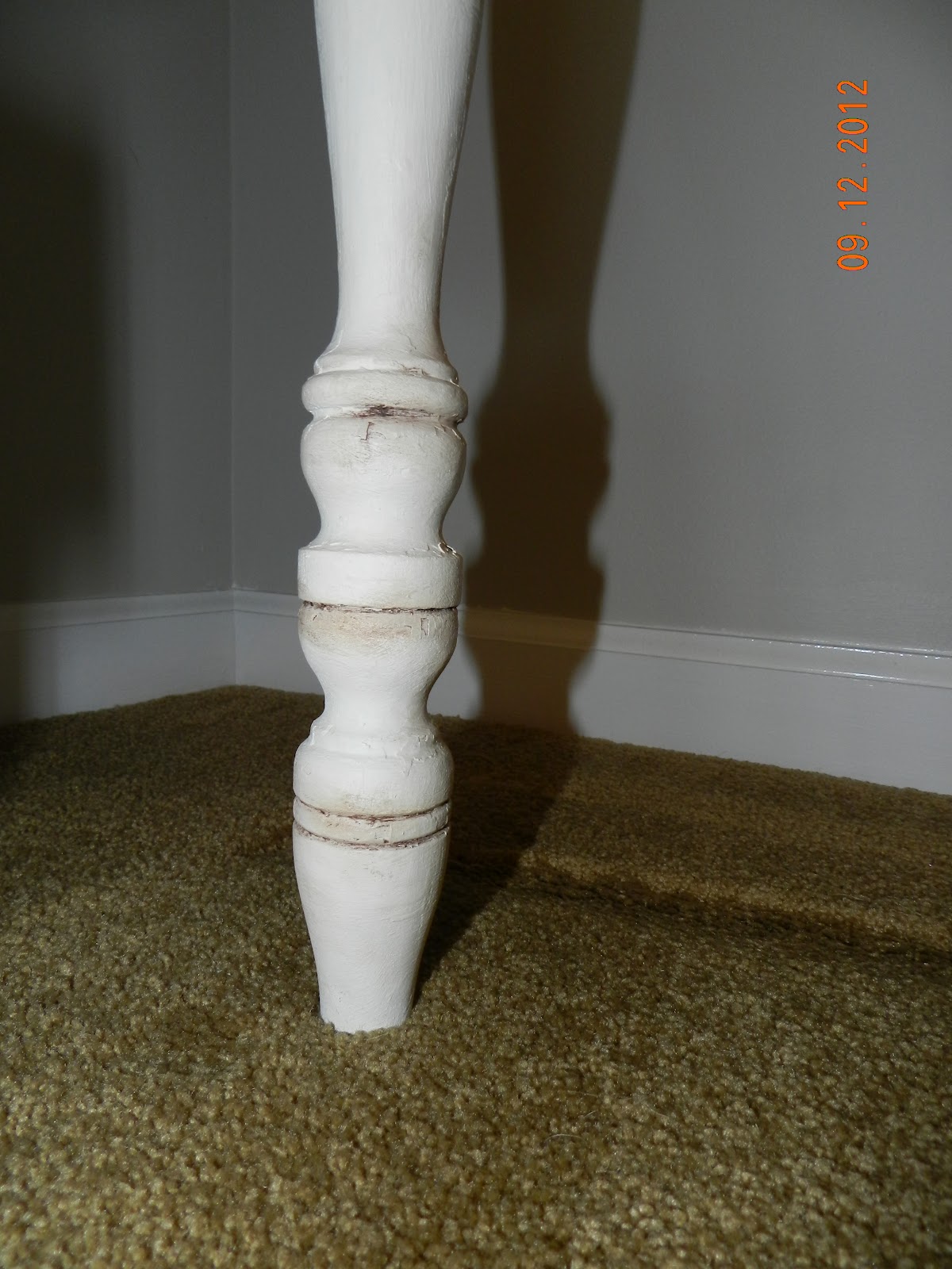 Giraffe Legs side table redo