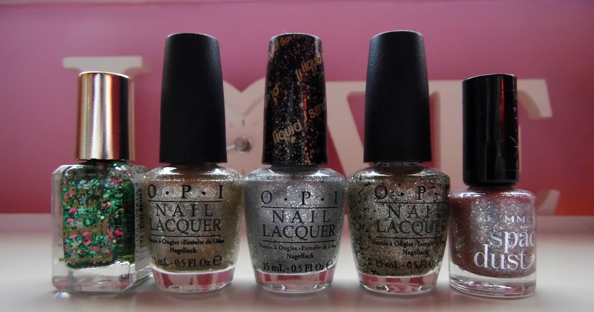 Top 5 Glitter Nail Polishes Hannah Heartss