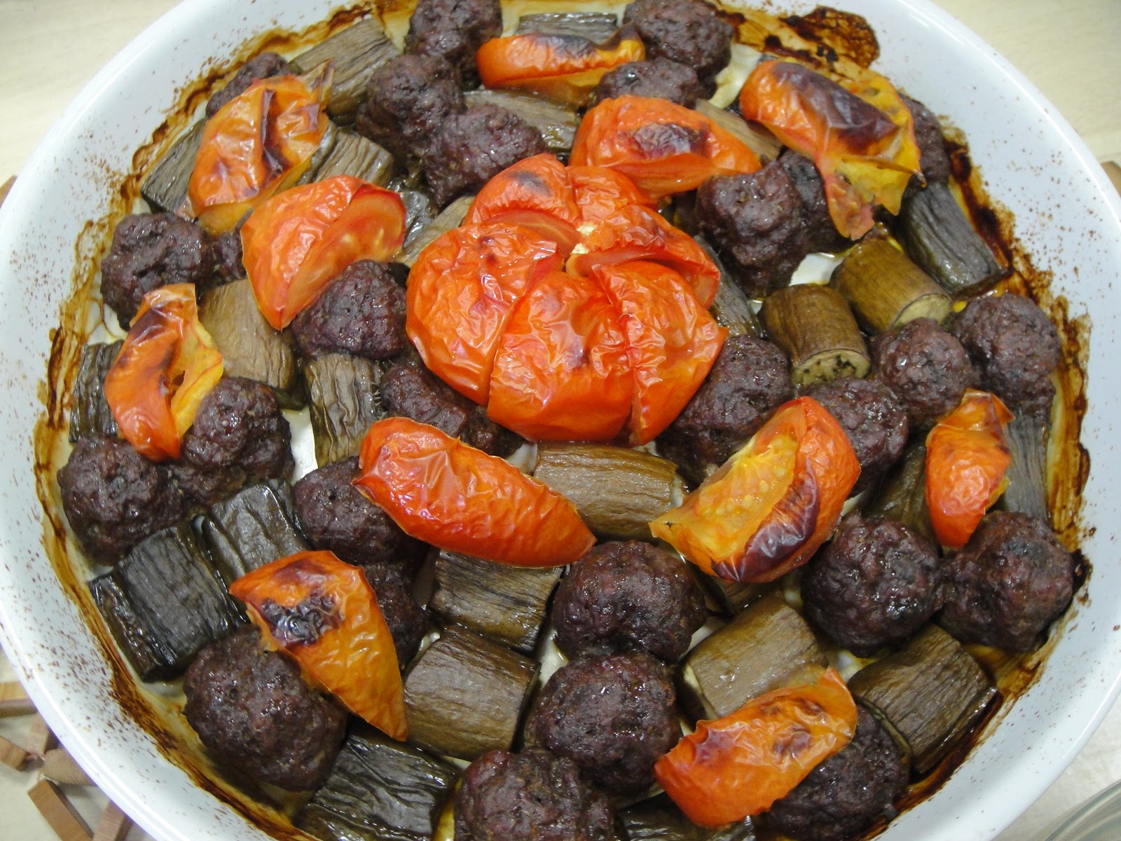 Maryam's Culinary Wonders 344. Baked Eggplant Kebabs