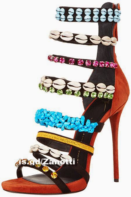Giuseppe Zanotti Women's Decorated Straps Dress Sandal