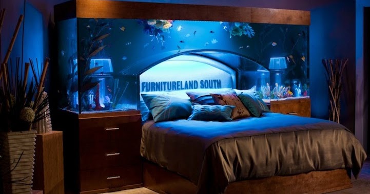 Cama Acuario le permite dormir con los peces | Decoracion de interiores