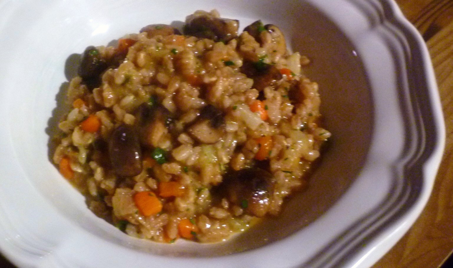 For Love of the Table A Roasted Vegetable & Farro Pilaf, Farro Cooked