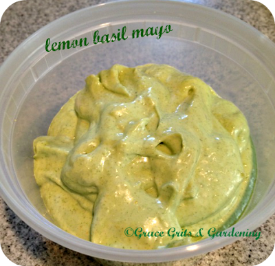 lemon basil mayonaisse