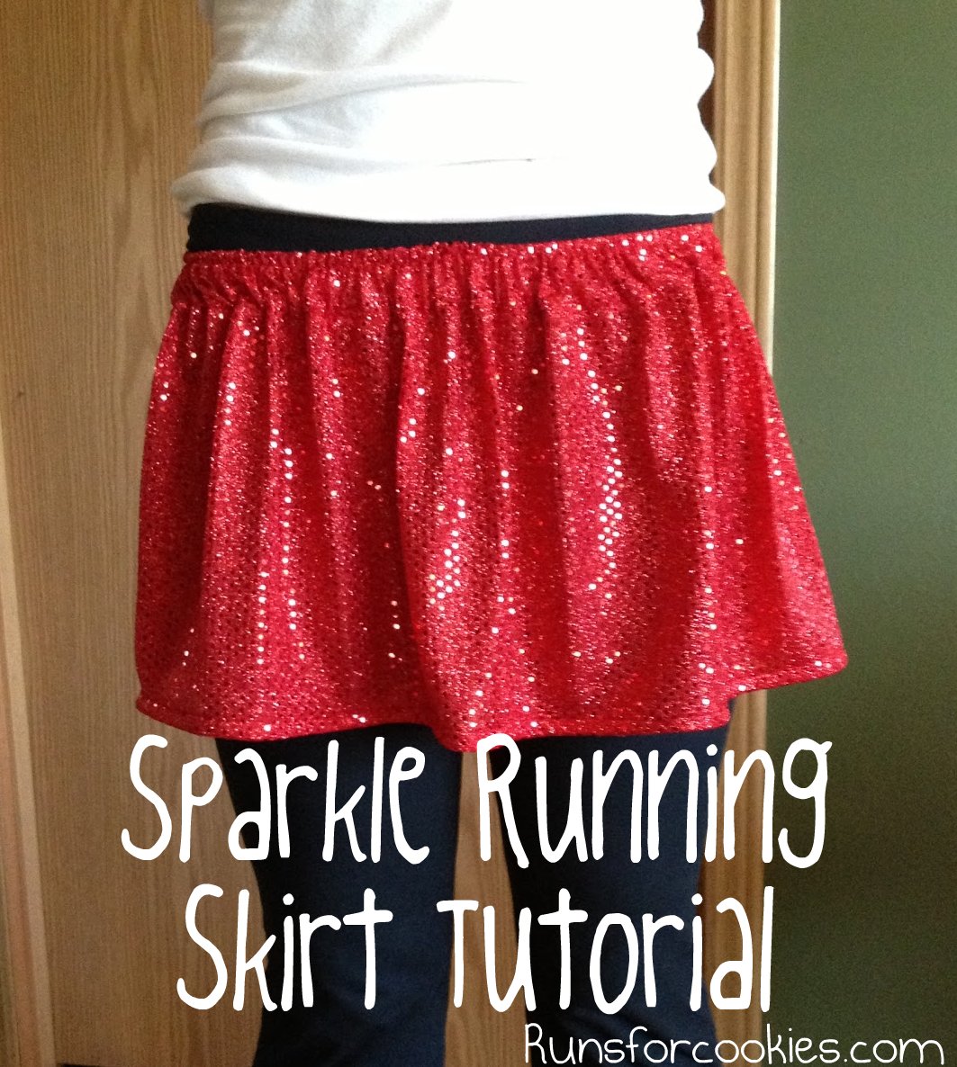 Runs for Cookies Sparkle Running Skirt Tutorial