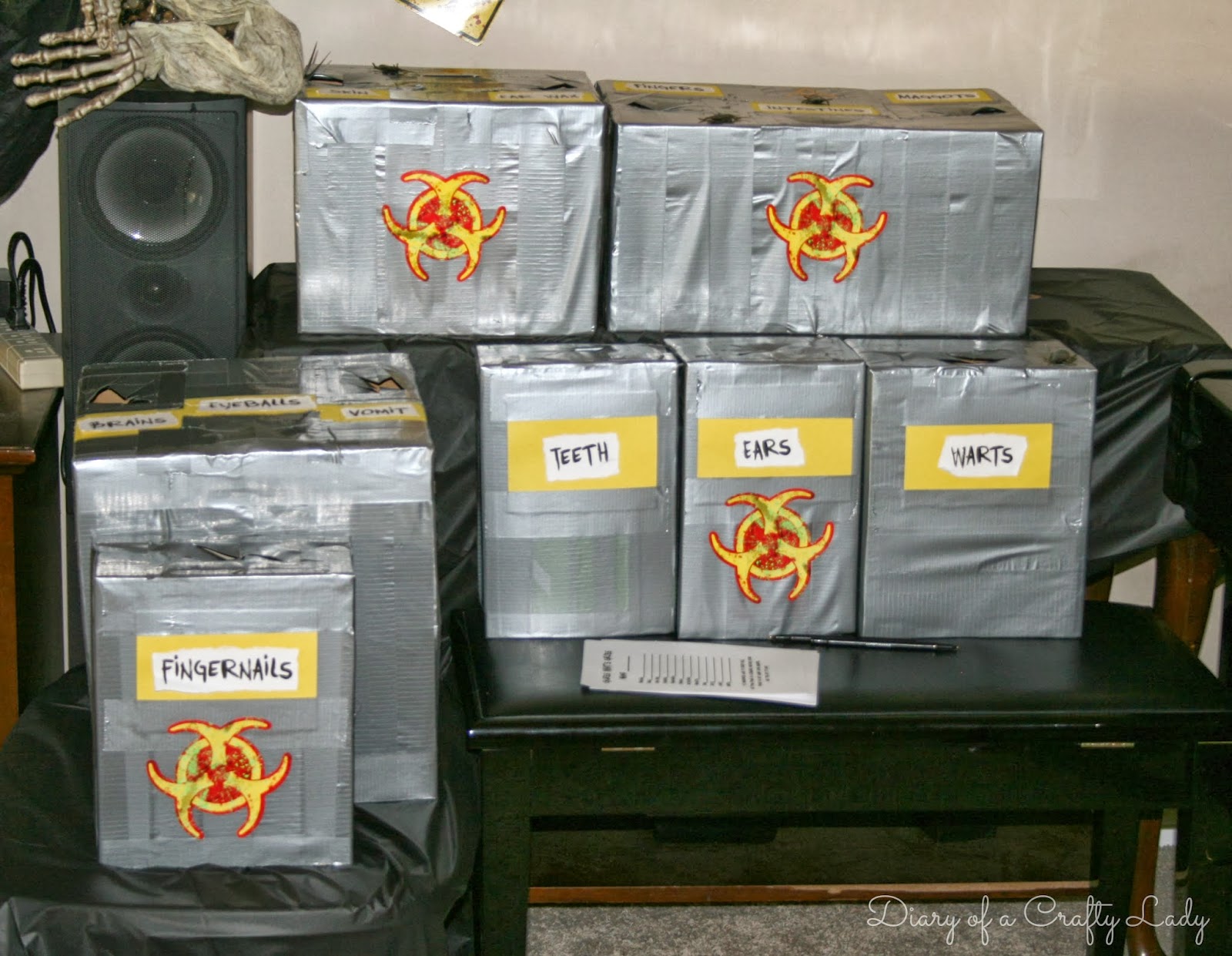 Diary of a Crafty Lady Ashley�s Halloween House {Indoor Decor and