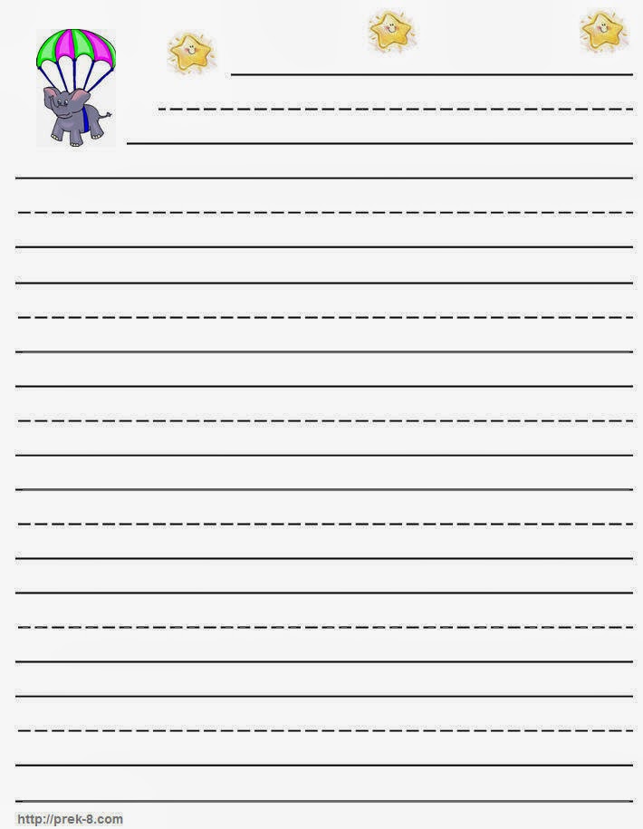 Blank Kindergarten Writing Paper