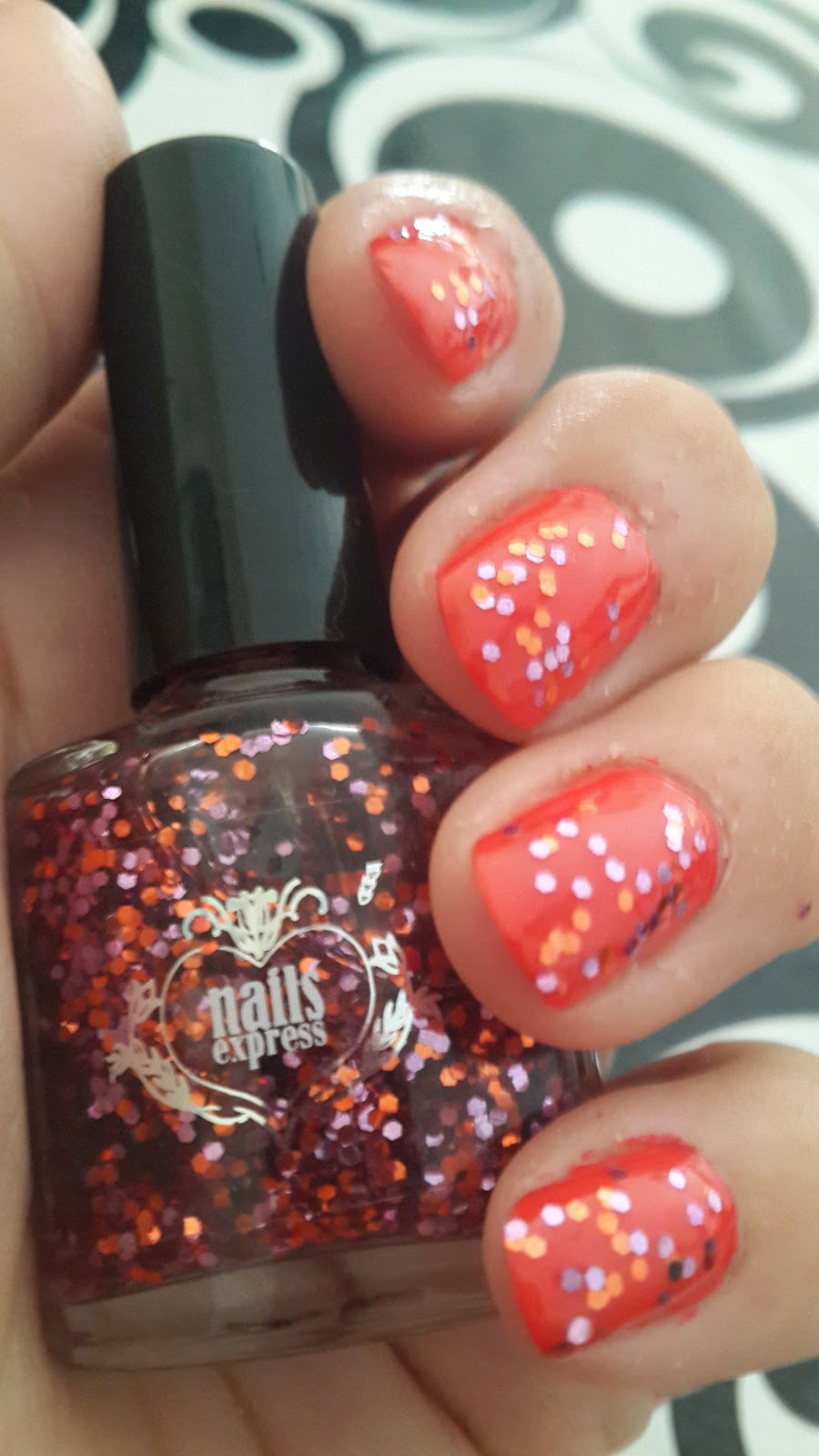 Loca X Los Esmaltes.. Glitter Nail Express