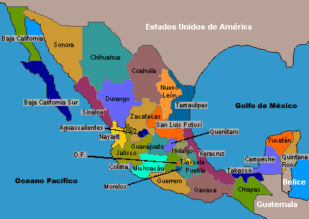 Republica Mexicana Estados