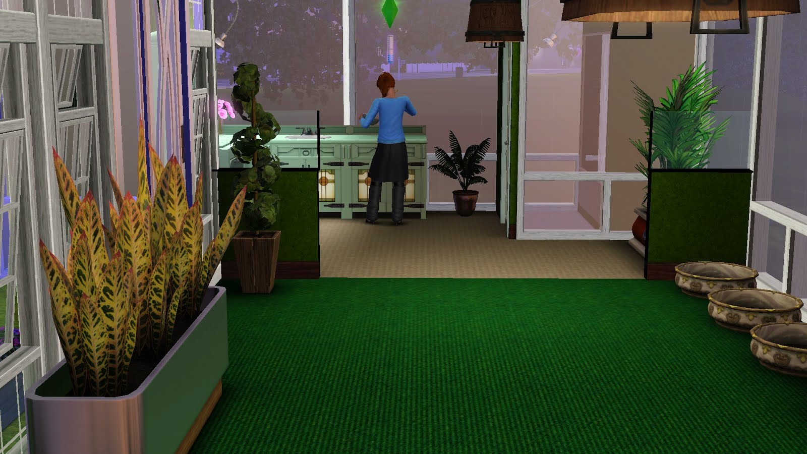 A Simulated Life Living In A Sims 3 Greenhouse