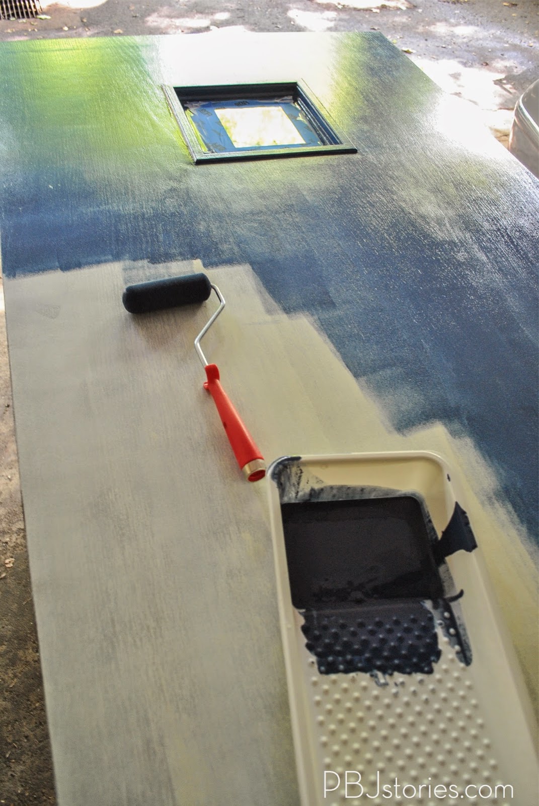 PBJstories How to Paint your Front Door, Easy and Fast