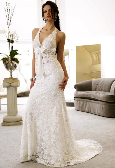 Cupido wedding: Halter Neck Wedding Dress
