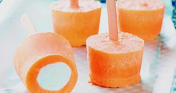 PALETA DE NARANJA CON MALVAVISCO | Postres y Masitas