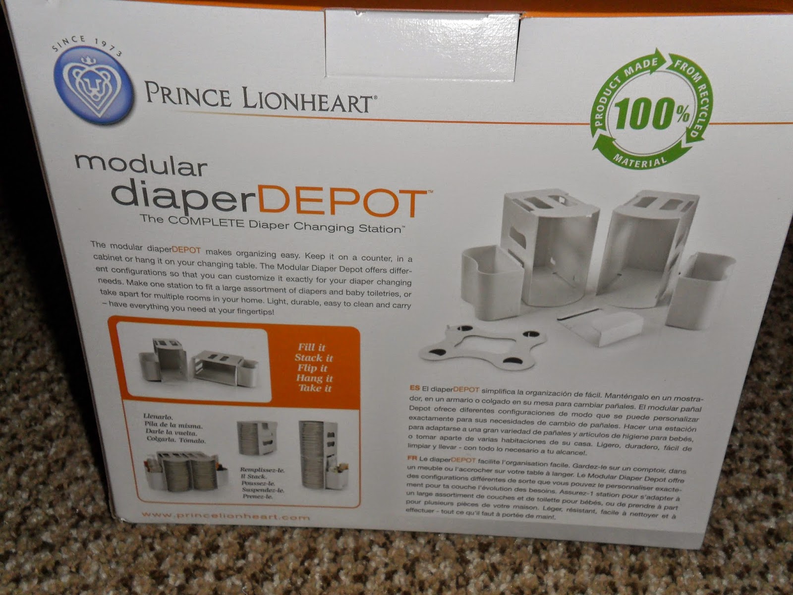 Pince LionHeart Diaper Depot. Review (Blu me away or Pink of me Event)